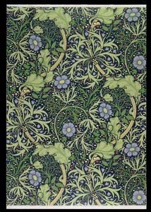 Seegras-Tapetendesign, gedruckt von John Henry Dearle (1860-1932), 1901 von William Morris