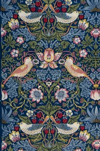 Erdbeerendieb. Dekorationsstoff, 1883 von William Morris
