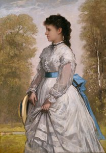 Porträt von Agnes Elizabeth Claflin