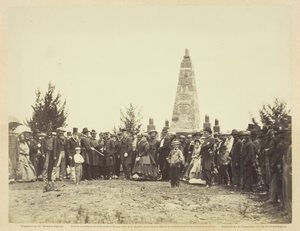 Einweihung des Denkmals auf dem Schlachtfeld von Bull Run, Juni 1865 von William Morris Smith