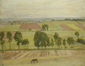 Glastonbury Ebene von William Nicholson