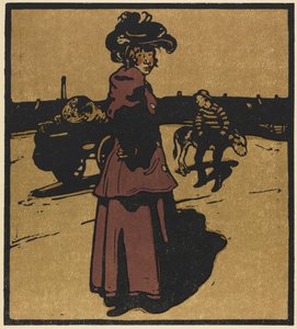 Londoner Typen: Obst- und Gemüsehändler von William Nicholson