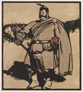 Londoner Typen: Tambourmajor von William Nicholson