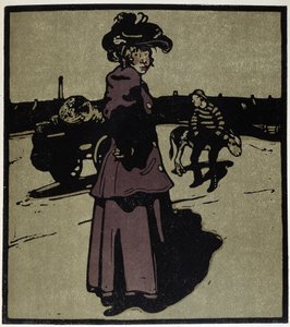 Händler der vier Jahreszeiten, London - in "Types of London" von William Nicholson (1872-1949), ed Floury von William Nicholson
