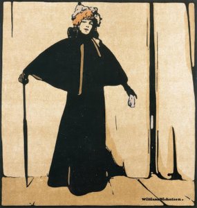 Porträt von Sarah Bernhardt von William Nicholson