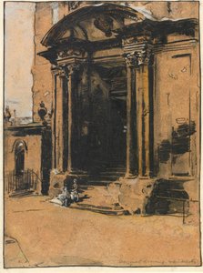 Das Portal des alten Ashmolean Museums, Oxford