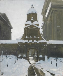 Das Ehrentor im Schnee