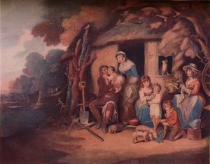 Der Landmann - Samstagabend: Rückkehr von der Arbeit, ca. 1789