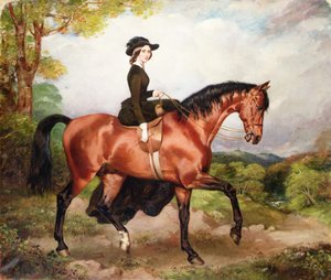 Porträt von Mrs. Thomas Conolly aus Castletown Co. Kildare von William Osbourne
