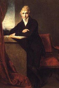 Porträt von Charles Townley (1784-1861) in einem Innenraum von William Owen