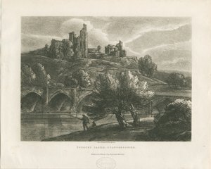 Tutbury Castle - Südansicht von William P Sherlock