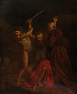 Moses, Aaron und Hur auf dem Berg Horeb