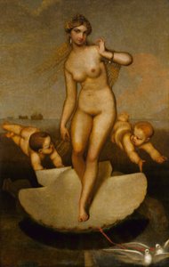 Venus führt Eneas und die Trojaner zur lateinischen Küste von William Page