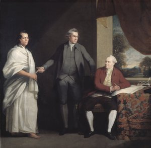 Omai, Joseph Banks und Dr. Daniel Solander, ca. 1775