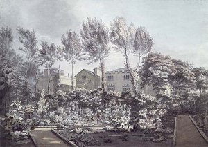 Der Garten in Strawberry Hill, um 1780 von William Pars