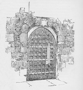 Tür zur Kapelle von Edward The Confessor, jetzt Pyx Office, ca. 1897 von William Patten