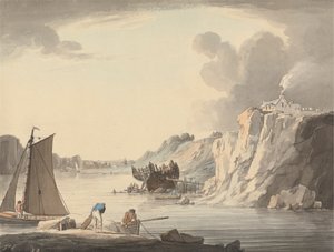 Eingang zu Stonehouse Creek, zwischen Plymouth und Dock, Devon von William Payne