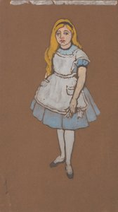 Alice (Kostümentwurf für Alice im Wunderland, 1915) von William Penhallow Henderson