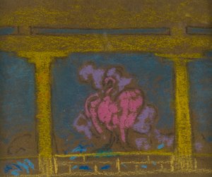 Studie für Szene in Die Tochter des Himmels, Santa Fe, 1915