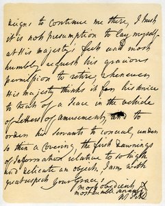 Brief von William Pitt an den Herzog von Newcastle, Hayes, 23. Oktober 1759