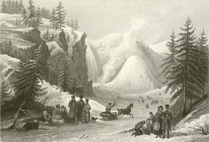 Montmorency Wasserfall und Kegel, nahe Quebec von William Purser