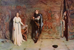 Shakespeare: Hamlet und Ophelia, Hamlet, Akt III, Szene 1 von William Quiller (after) Orchardson