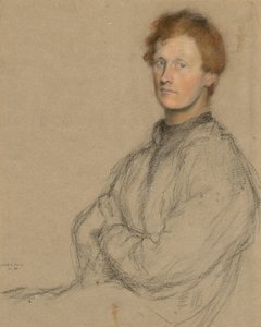 Porträt von Charles Haselwood Shannon (1863-1937) von William Rothenstein