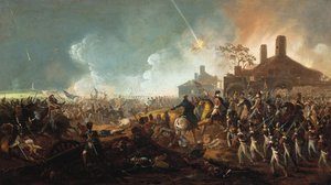 Der Herzog von Wellington bei La Haye Sainte. Die Schlacht von Waterloo von William Sadler