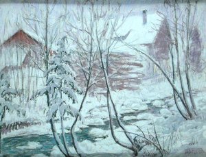 Chalets im Schnee