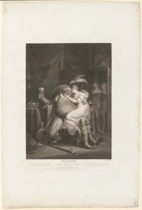 Prinz Hal und Poins überraschen Falstaff mit Doll Tearsheet