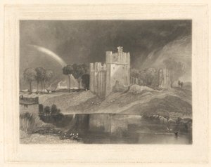 Brougham Castle, in der Nähe des Zusammenflusses der Flüsse Eamont und Lowther von William Say