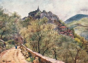 Apricale, vom Westen von William Scott