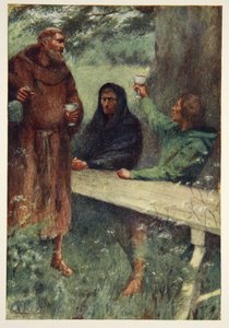 Robin Hood und der schwarze Mönch, Frontispiz aus 