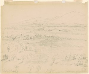 Tal mit Fluss und Bergen von William Sidney Mount