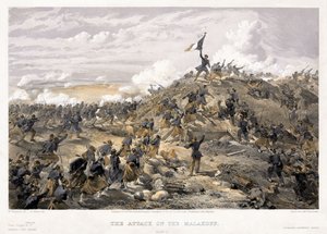 Angriff auf das Malakoff-Reduit am 7. September 1855, 1855 von William Crimea Simpson