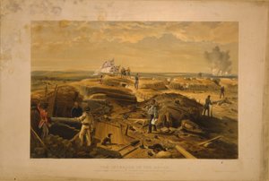 Das Innere des Redan, von seiner linken Seite aufgenommen, 1855