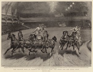 Das Wagenrennen bei Barnum und Bailey