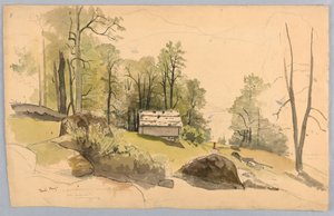 Studie für Landschaft, Hasliberg, Schweiz