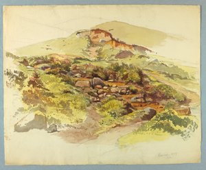Studie einer Landschaft, Baveno, Lago Maggiore, Italien