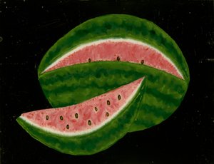 Wassermelone, Mitte des 19. Jahrhunderts