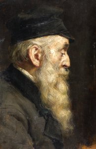 Porträt eines alten Mannes von William Stewart MacGeorge