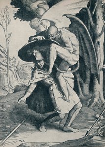 Christian kämpft gegen Apollyon, 1895, 1923