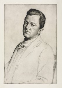Sir Charles Holroyd, 1909 von William Strang