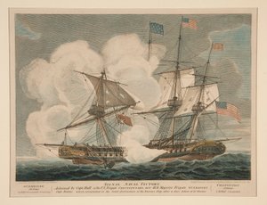 Signal-Sieg der Marine, Constitution und Guerrière von William Strickland