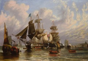 Krimkrieg, Einschiffung englischer Truppen, 1855