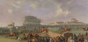 Das Liverpool und National Steeplechase in Aintree, 1843