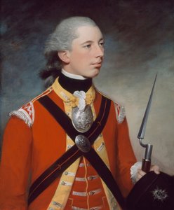 Kapitän Thomas Hewitt, 10. Regiment zu Fuß, der 1781 eine Leichte Kompanie in Lexington befehligte von William Tate