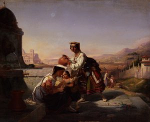 Italienische Szene von William Tolman Carlton