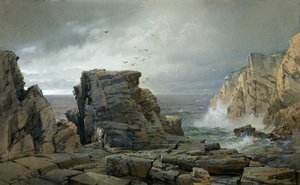 Eine felsige Küste, 1877