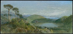 Lago Avernus von William Trost Richards